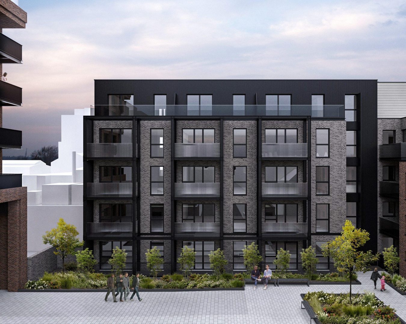 B1 Courtyard Elevation